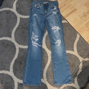 American Eagle High Rise Skinny Kicks